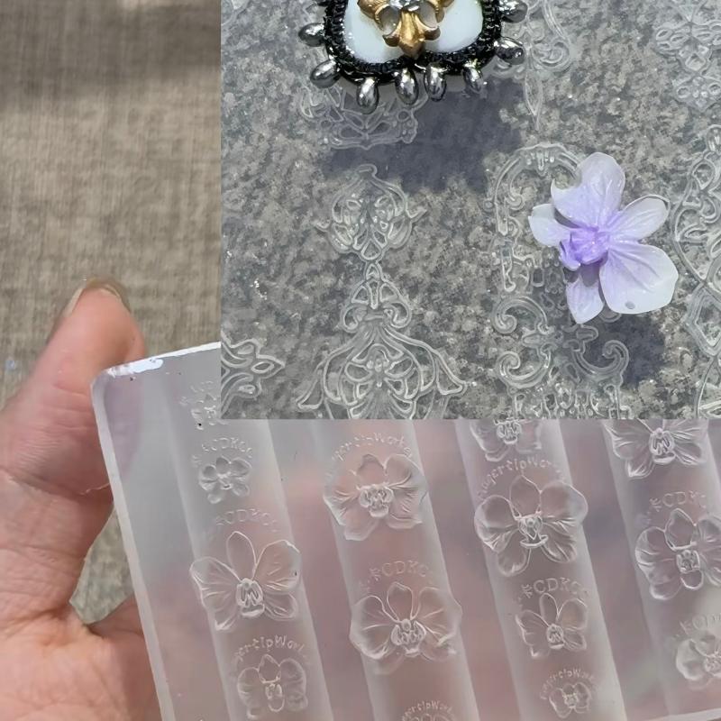 Orchid Phalaenopsis - 3D 팔레놉시스 꽃 실리콘 네일 몰드