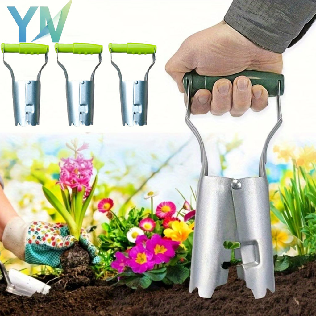 Plant Parent Tools - 1-5개입 손잡이형 묘목 이식기, 구멍 뚫기,