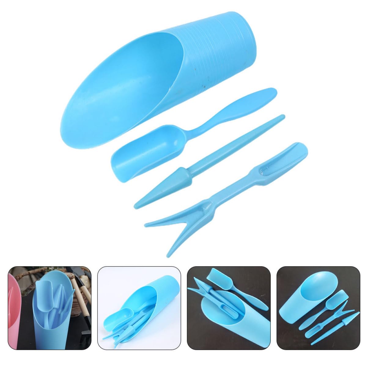 4 개/대, 플라스틱 내구성 양동이 삽 화분 재배 실린 - Plant Parent Tools 리뷰 및 가격