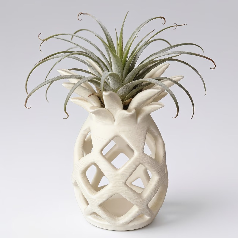3D 프린팅 파인애플 모양 에어 플랜트 홀더 미니멀리스 - Air Plant Tillandsia 리뷰 및 가격