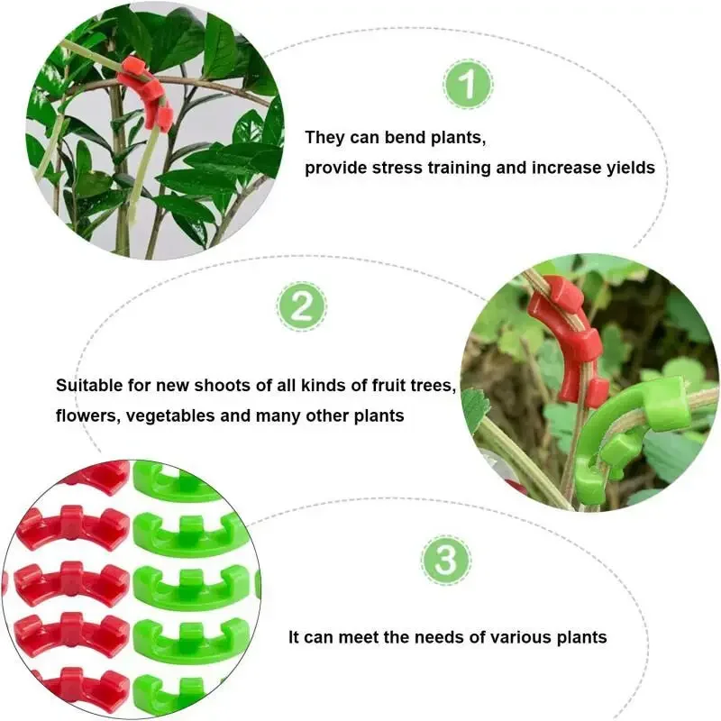 10-100개입 90도 식물 벤딩 클립, LST 저스트 - Plant Parent Tools 리뷰 및 가격