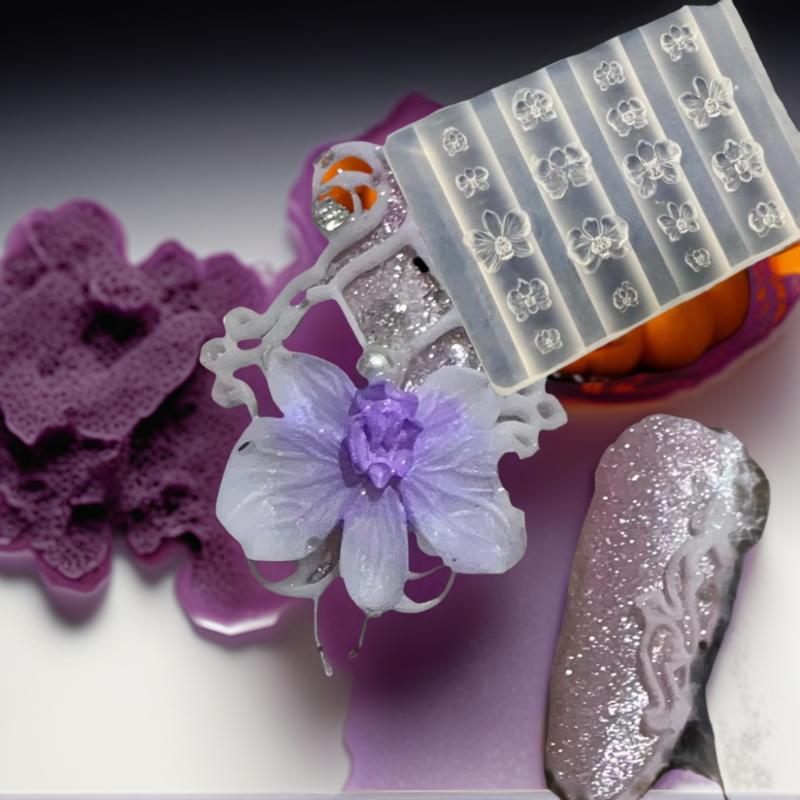 3D 실리콘 네일 몰드 호접란 꽃 디자인 달콤한 나비  - Orchid Phalaenopsis 리뷰 및 가격