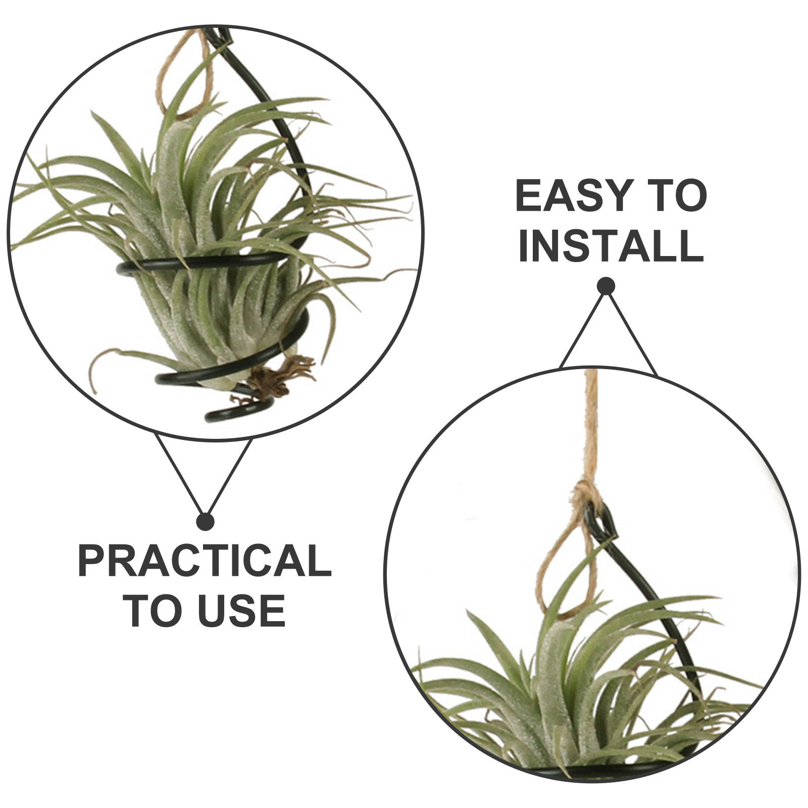 30개입 금속 에어 플랜트 홀더, 나선형으로 매달 수  - Air Plant Tillandsia 리뷰 및 가격