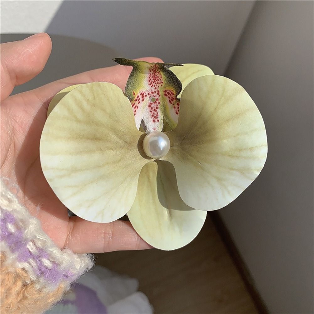 덕빌 클립 난초 나비 헤어 클립, 호접란 진주 헤어 클 - Orchid Phalaenopsis 리뷰 및 가격