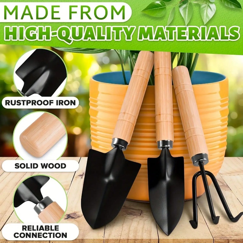 3PC/1Set 미니 원예 도구 세트 손잡이가 있는 휴 - Plant Parent Tools 리뷰 및 가격